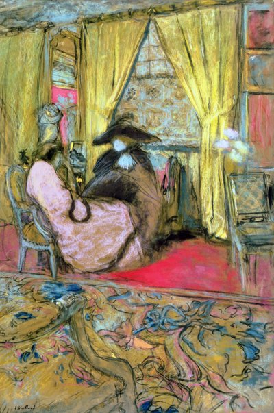 The Visit by Edouard Vuillard